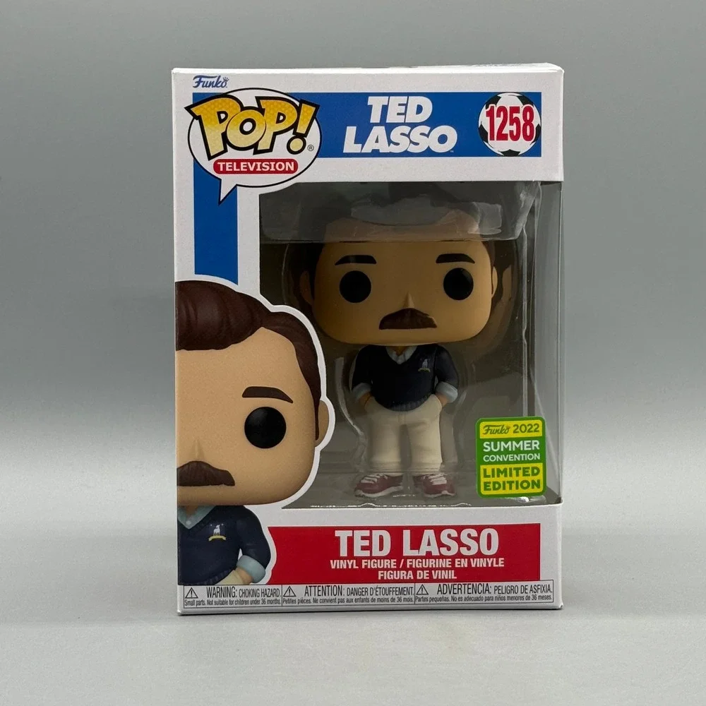 Funko Pop! Television #1258 Ted Lasso 2022 SDCC Exclusive w/ Protector *Vaulted*